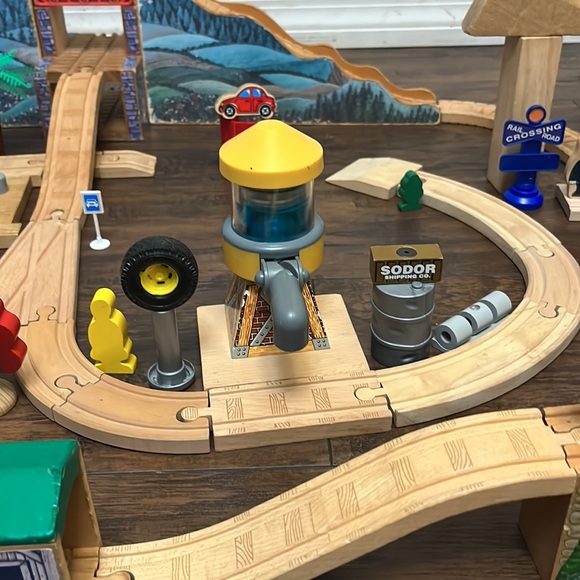 1990’s Vintage - Thomas & Friends Wooden Train set ( Island of Sodor) - Picture 8 of 8